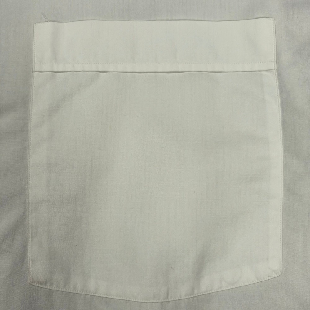 Lorenzini Italian Dress Shirt Mens 16 White Lightweight Office Formal Made Italy - Picture 10 of 12